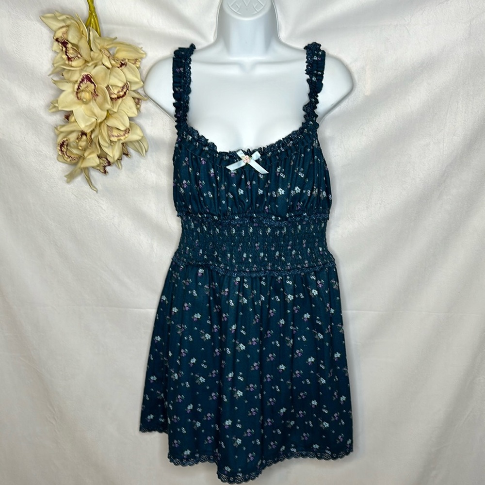 VS for love and lemons floral babydoll slip dress